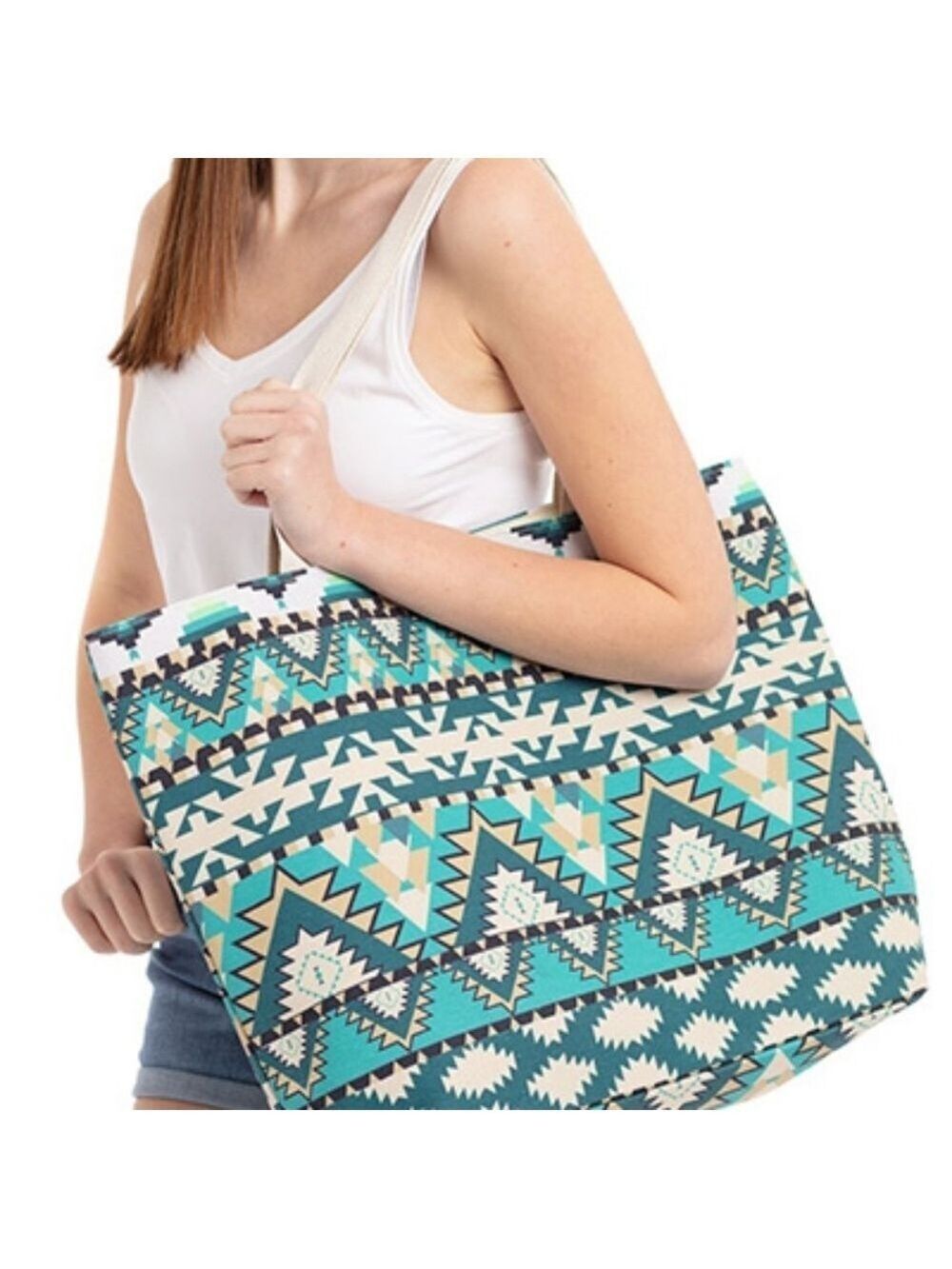 Aztec Pattern Tote Bag